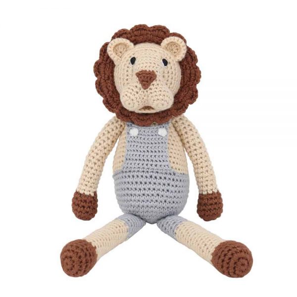 Baby-Kuscheltier Löwe gehäkelt, Sindibaba® 12270
